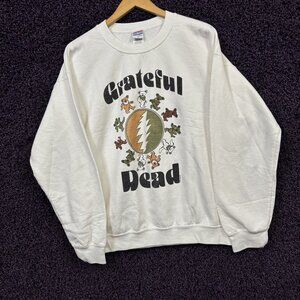 Grateful Dead Steal Your Face Jam Band Crewneck Sweater M